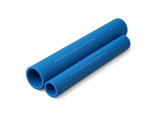 tubulação pead azul pe100 btflex saneamento água 32mm